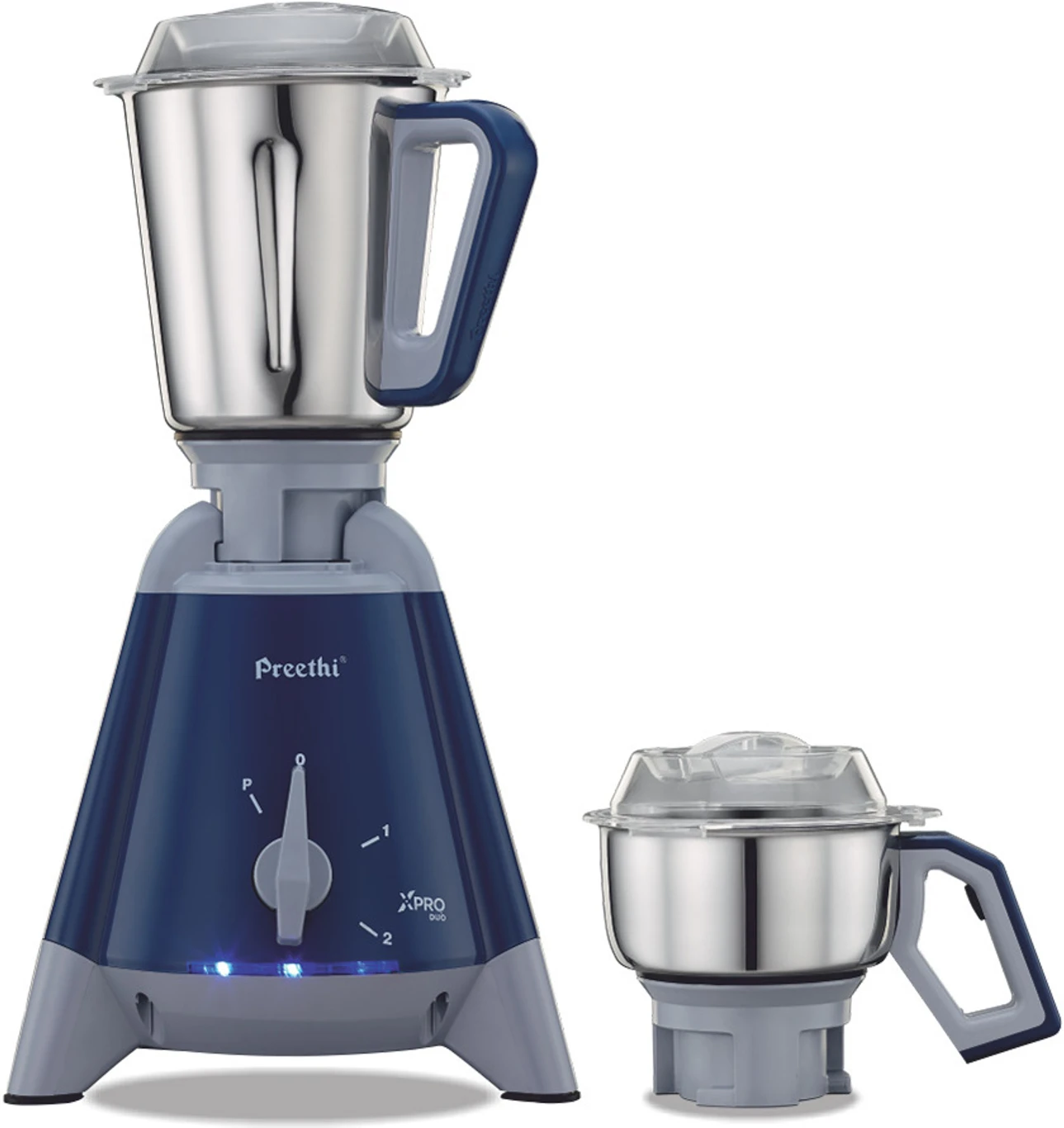 Preethi X-Pro Duo 1300 W Mixer Grinder (X Pro Duo MG-198 | 2 Jars | Powerful Grinding for Chutney, Masala & Batter | Black)